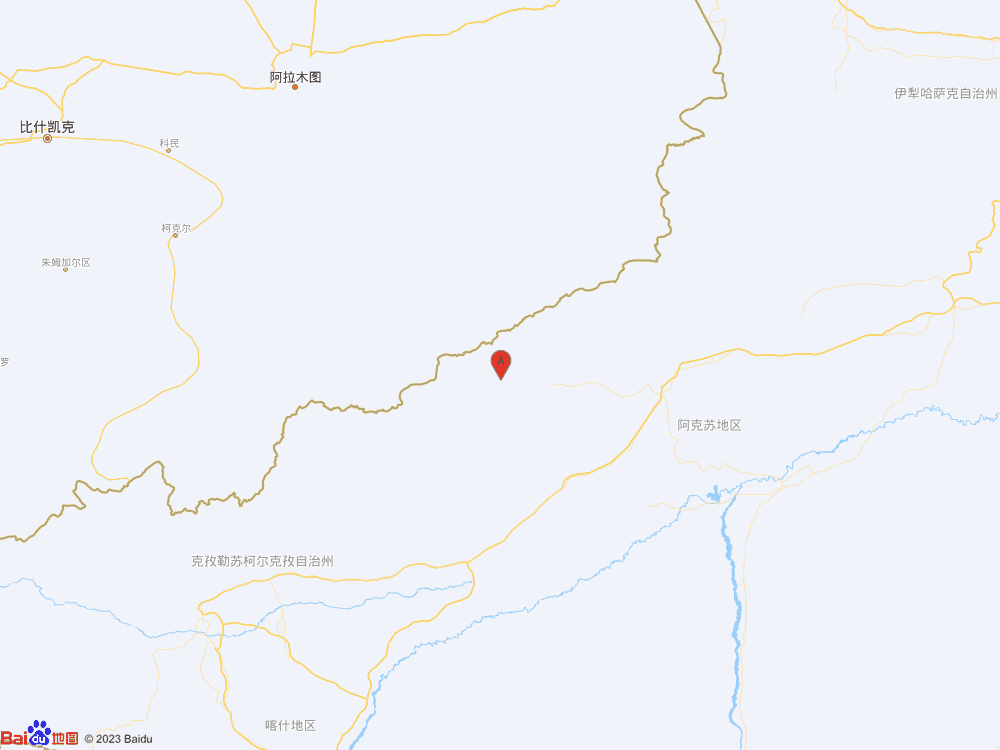 新疆阿克蘇地區(qū)烏什縣發(fā)生3.2級地震