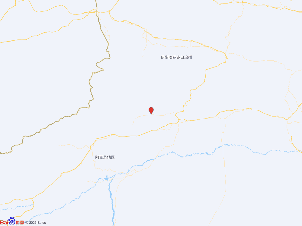 新疆阿克蘇地區(qū)拜城縣（北緯41.93度，東經(jīng)82.07度）發(fā)生5.1級(jí)地震