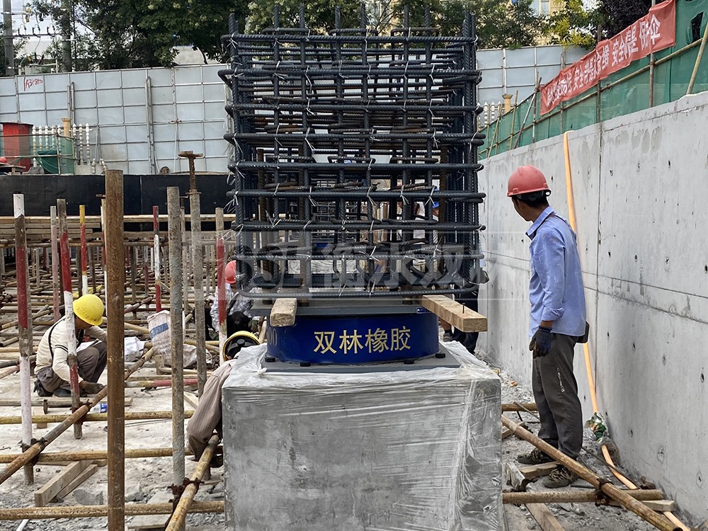HDR400高阻尼橡膠支座 鉛芯橡膠減隔震支座廠家 HDR隔震支座